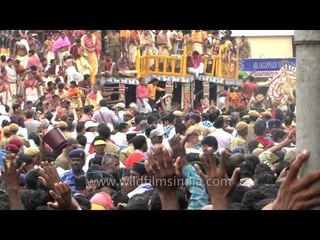 Numerous devotees attend the annual Chariot Festival