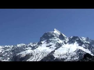 Hata valley and peak above Har ki dun in Uttarakhand