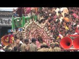 Devotees carry the idols during Jagannath Rath Yatra - Puri, Odisha