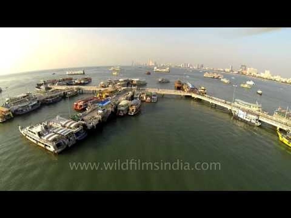 Panoramic view of seascape at Pattaya Bay, Thailand