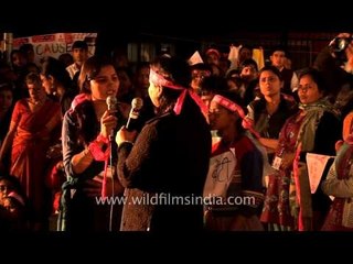 Theatrical act by women group : One Billion Rising