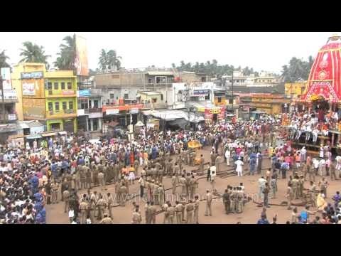 Jagannath temple Rath Yatra festival at Puri, Odisha