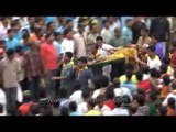 Unconscious devotees being carried by volunteers - Jagannath Rath Yatra