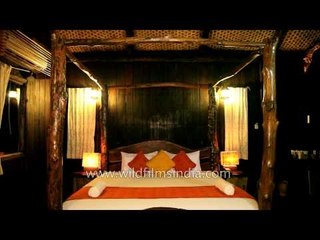 Luxurious bedroom of Tree House Hideaway