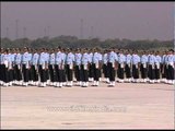 IAF marching contingent on Air Force day