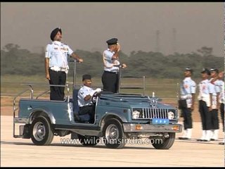 Guard of honor ceremony on Air Force day
