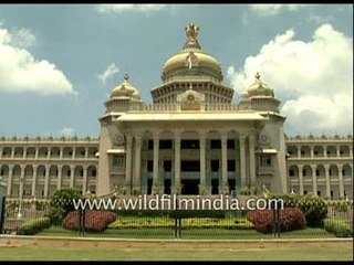 Vidhan Soudha and Hotel Taj Palace: Contrasting architecture