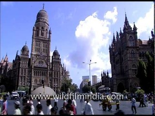 Traffic at Victoria Terminus - Mumbai