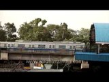Jhandewalan metro station on Delhi Metro's Blue Line