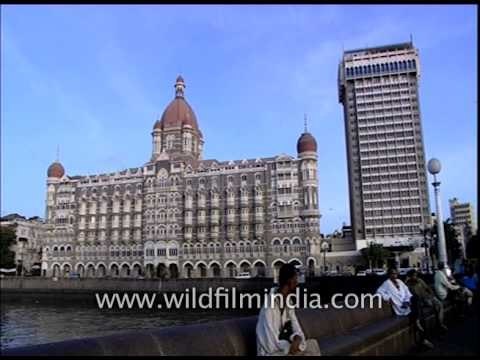 Taj Mahal Palace hotel as seen from Gateway of India - Mumbai