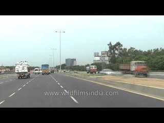 Drive through Gurgaon city: Leading financial and industrial center of India