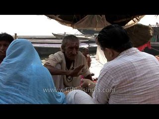 Dashashwamedha ghat on the Ganges, Varanasi