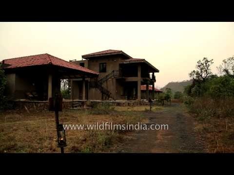 Rural style cottages at King's Lodge in Bandhavgarh