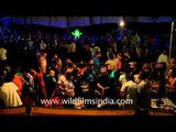 People dancing to the tunes of DJs at Himalayan Music Festival