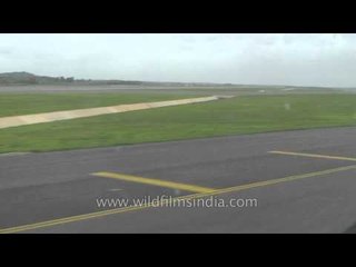 Flight approaching Palam Domestic Airport, Delhi