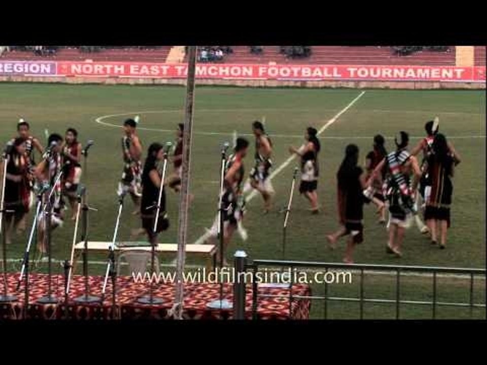 Moa Naga tribal song and dance celebrating the achievement of Tamchon