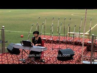 Naga singer Aching Shaiza at NE Football tournament - Delhi