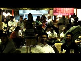 Tourists at Naga restaurant in Delhi: Dzukou