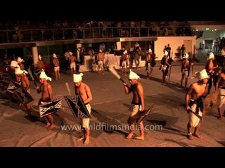 Maring tribal dance from Manipur state