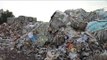 Segregated paper waste at a recycling yard in India