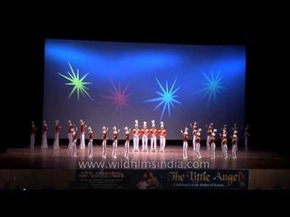 'Little Angels' from the Republic of Korea performing in Delhi