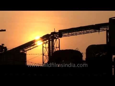 Paper recycling yard in India