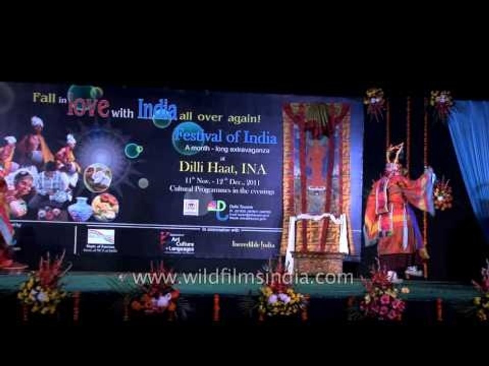 Cham dance or mask dance of Tibet
