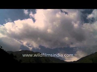 Fast moving clouds at Dharamshala