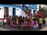 Children dancing during a sangeet : Kumaon wedding