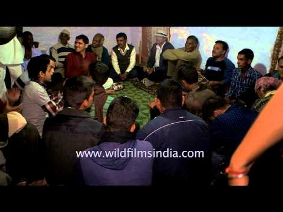 Jagrata at groom's place : Kumaoni wedding