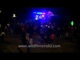 Crowd dancing at the Himalayan Music Festival