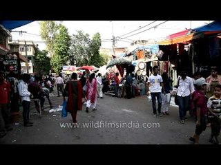 Outside stalls: Lajpat Nagar Central Market
