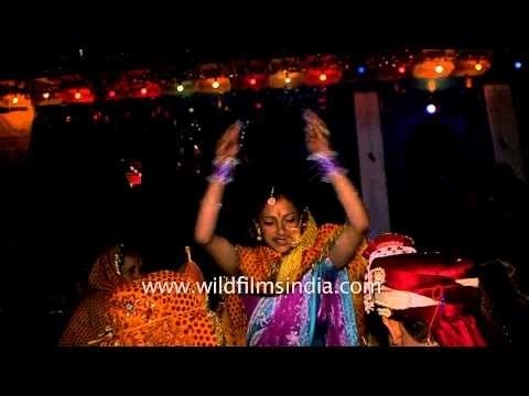 Relatives bless the newly-weds couple : at Kumaoni wedding