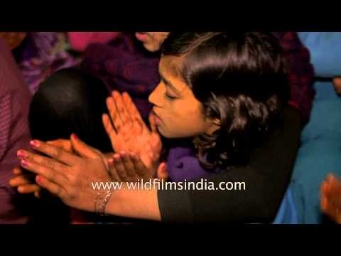 Groom's relatives at jagrata : Kumaoni wedding