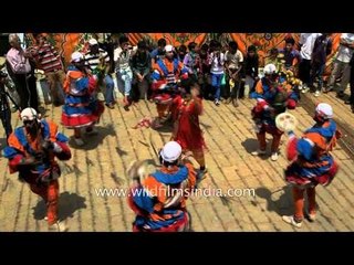 Choliya dance at Kumaoni shaadi