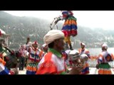 Choliya dancers performing during Nanda Devi Mahotsav
