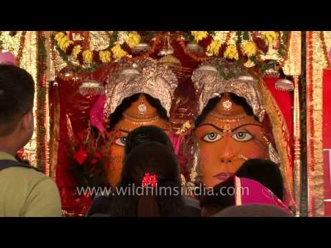 Devotees gathered at Naina Devi Temple, Nainital