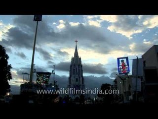 Novena prayer at St. Mary's Basilica in Bangalore