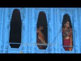 Kumaoni ladies in traditional attire during a wedding