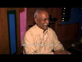 Groom's relative dancing at sangeet ceremony