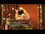 Gurmeet Ram Rahim Singh addressing people, Haryana