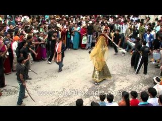 Jai Maa Kali Akhada Bajrang group enact Kali story in Uttarakhand