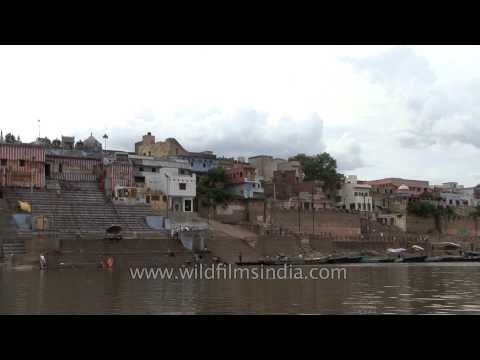Boating on the banks of holy river Ganges - Varanasi