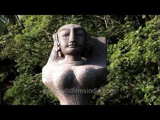 Exquisite sculptures of Veli Tourist Village, Thiruvananthapuram