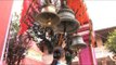 Hindu devotees ringing temple bells in Nainital