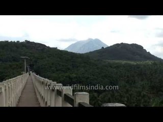 View of Western Ghats as seen from Mathur Aqueduct
