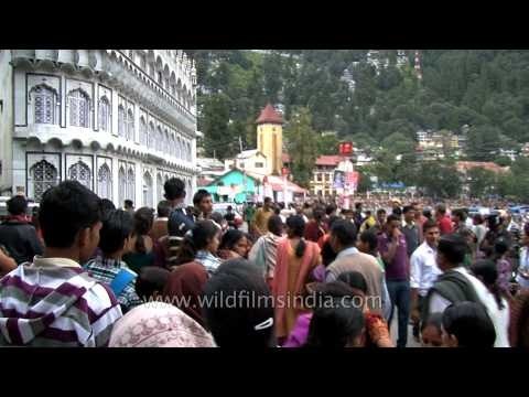 Indian man dressed as Kali joins Nanda Devi fair procession