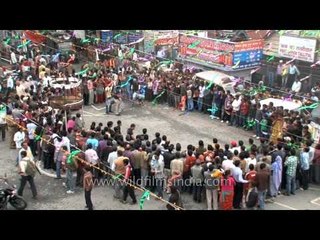 Young boy showcases martial arts to huge crowd in Nainital