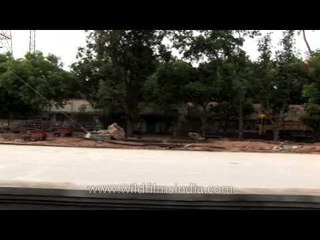 Train passing through Erode junction, Tamil Nadu