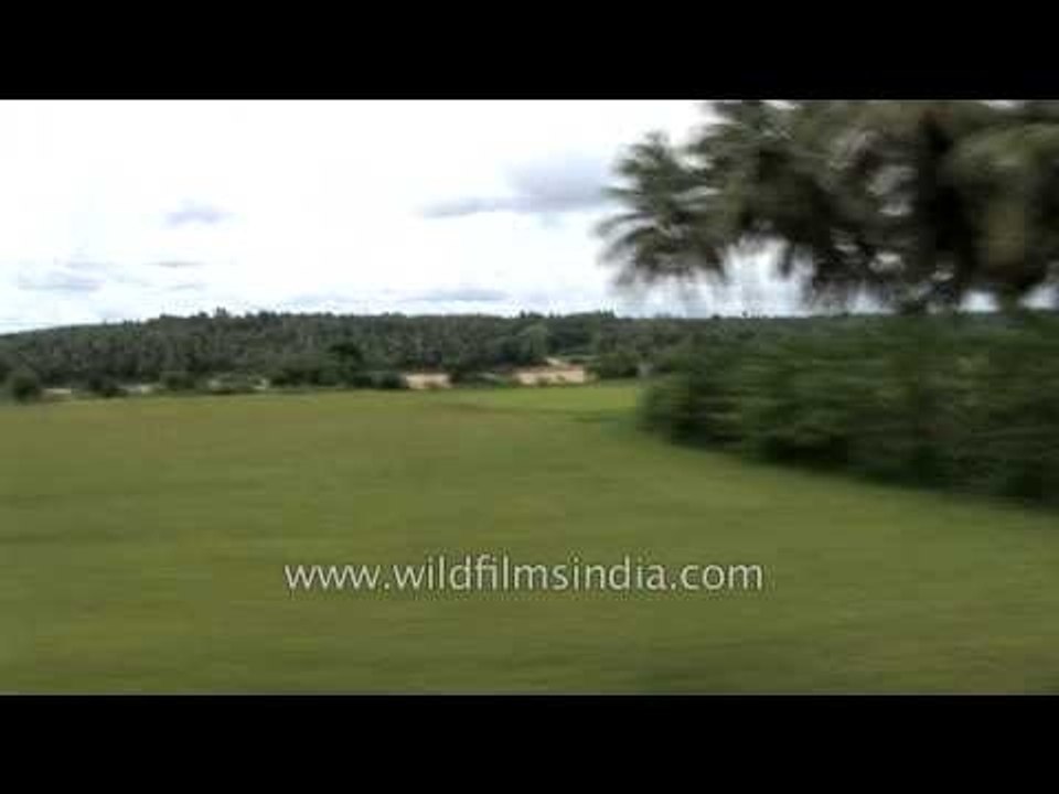 Train journey through Kerala